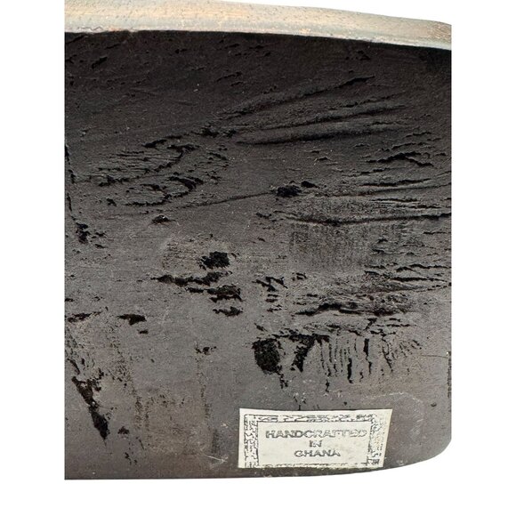 Hand Crafted Wood Sculpture Man & Woman Lovers - Picture 8 of 10